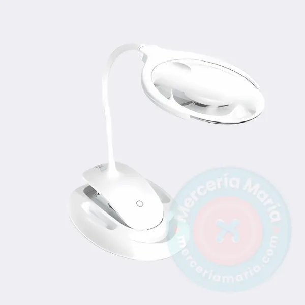 Lupa led para mesa