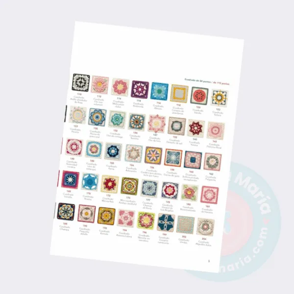 Libro de crochet: 100 motivos creativos en Granny Squares - Imagen 2