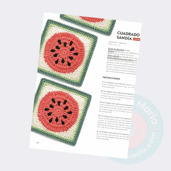 Libro de crochet: 100 motivos creativos en Granny Squares - Imagen 5