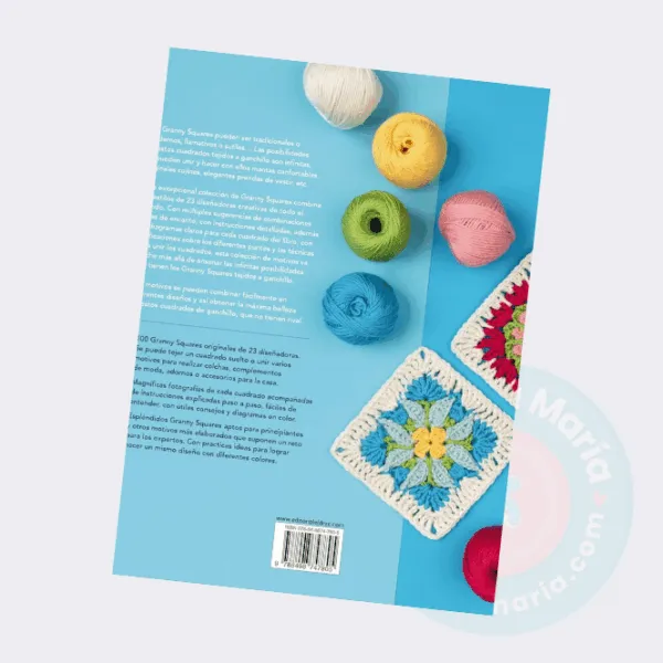 Libro de crochet: 100 motivos creativos en Granny Squares - Imagen 7