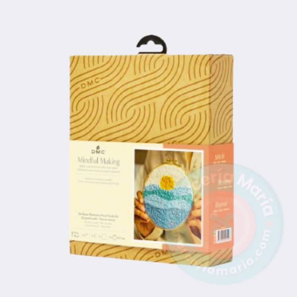 Kit Punch Needle Mindfulness Mar en Calma - DMC