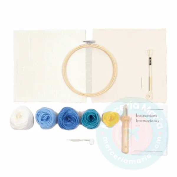 Kit de Punch Needle Mar en Calma - Imagen 3